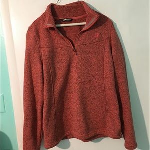 Women’s North Face half zip hoodie